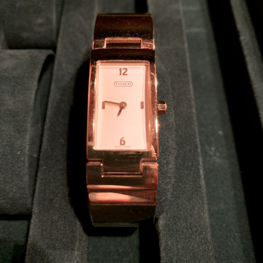 Coach Gold Bracelet Watch